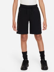 Nike Black Tech Fleece Shorts - Image 1 of 6