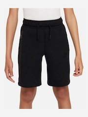 Nike Black Tech Fleece Shorts - Image 2 of 6