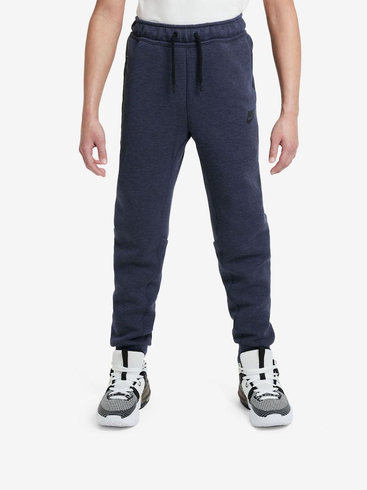 Nike Dark Blue Tech Fleece Joggers - Image 1 of 8