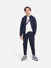 Nike Dark Blue Tech Fleece Joggers - Image 8 of 8