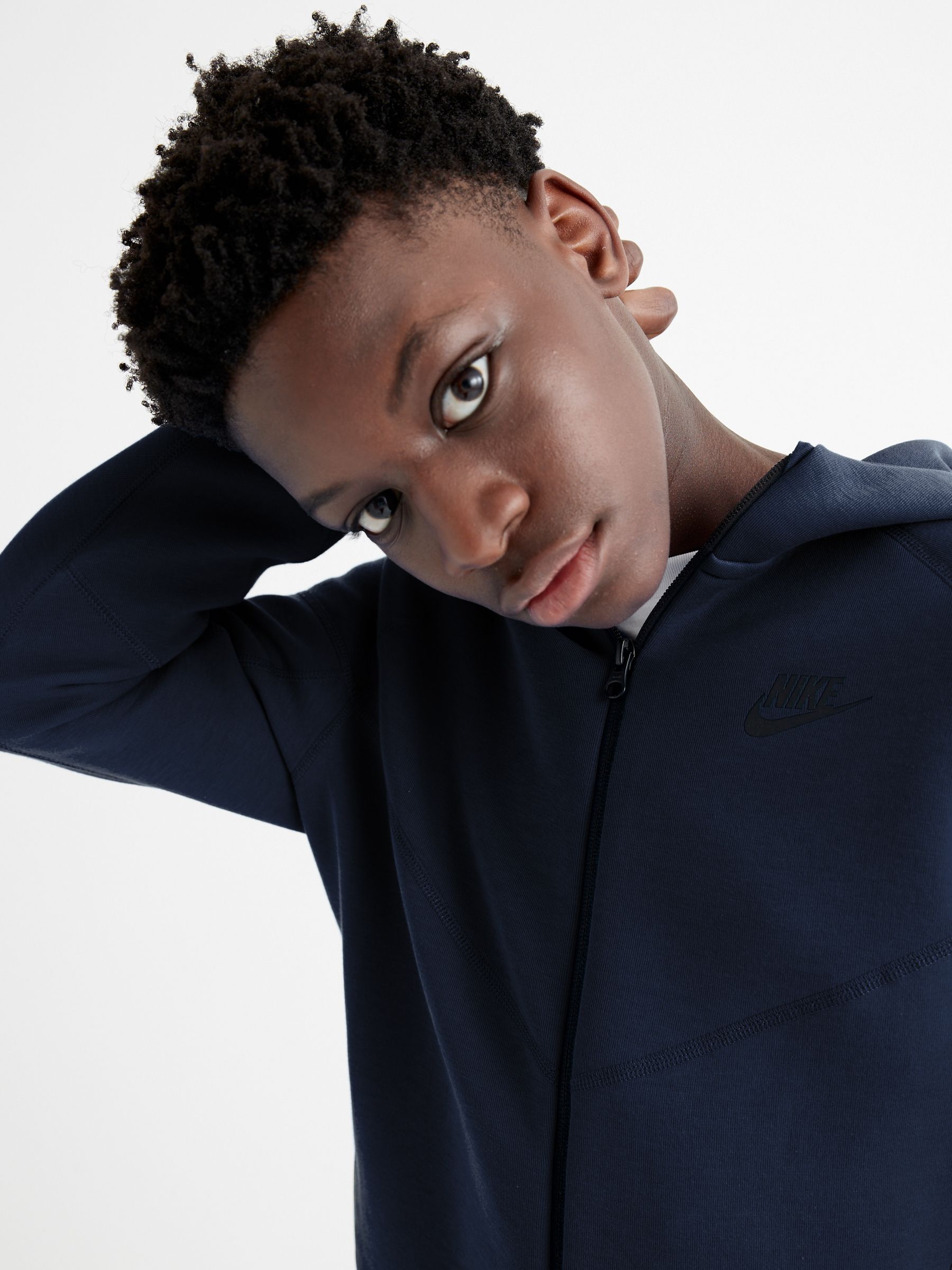 Buy Nike Dark Blue Tech Fleece Zip Through Hoodie from Next France