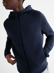 Dunkelblau - Nike Tech Fleece-Kapuzenjacke mit Reißverschluss - Bild 5 von 5