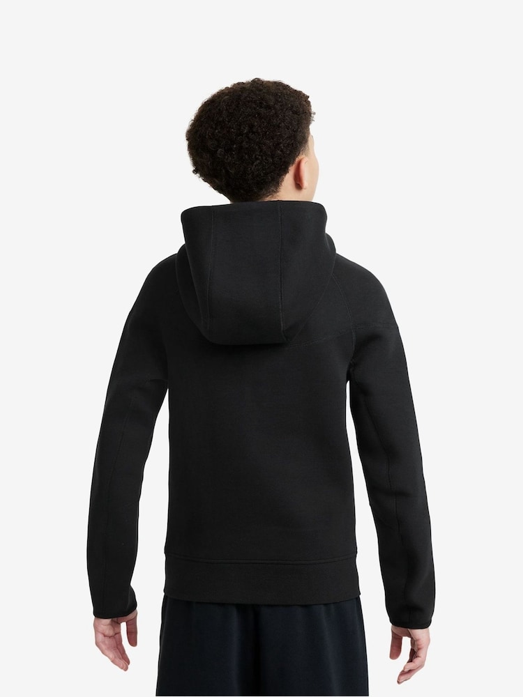 Nike Black Tech Fleece Zip Through Hoodie - Image 2 of 7