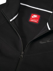 Nike Black Tech Fleece Zip Through Hoodie - Image 5 of 7