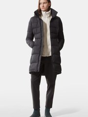 The North Face Metropolis Black Parka Jacket - Image 5 of 9