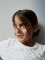 Ecru Cream Textured Wrap Long Sleeve T-Shirt (3-16yrs) - Image 4 of 7