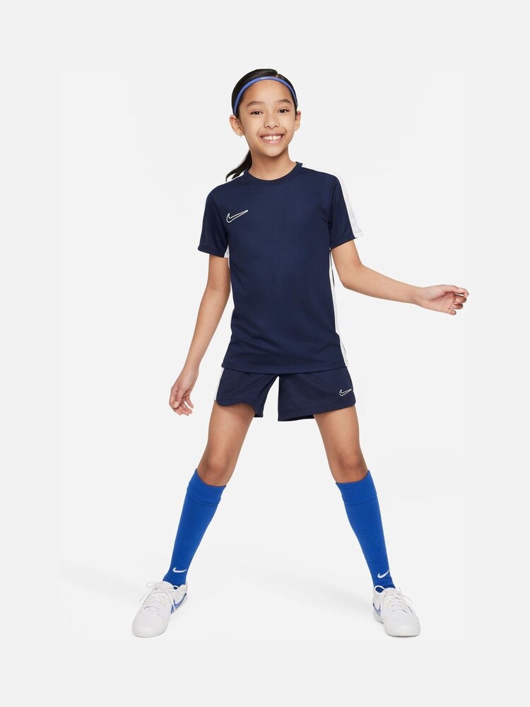 Nike Blue DriFIT Academy Training Shorts - Image 2 of 4