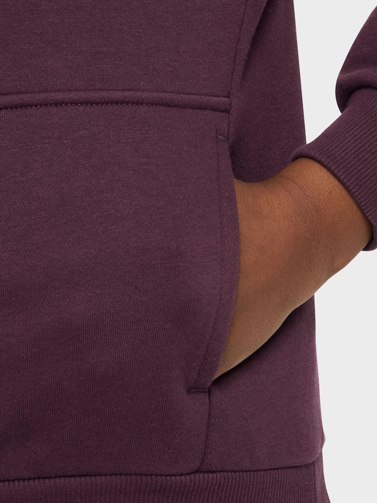 Nike Burgundy Red Club Fleece Overhead Hoodie - Image 3 of 3