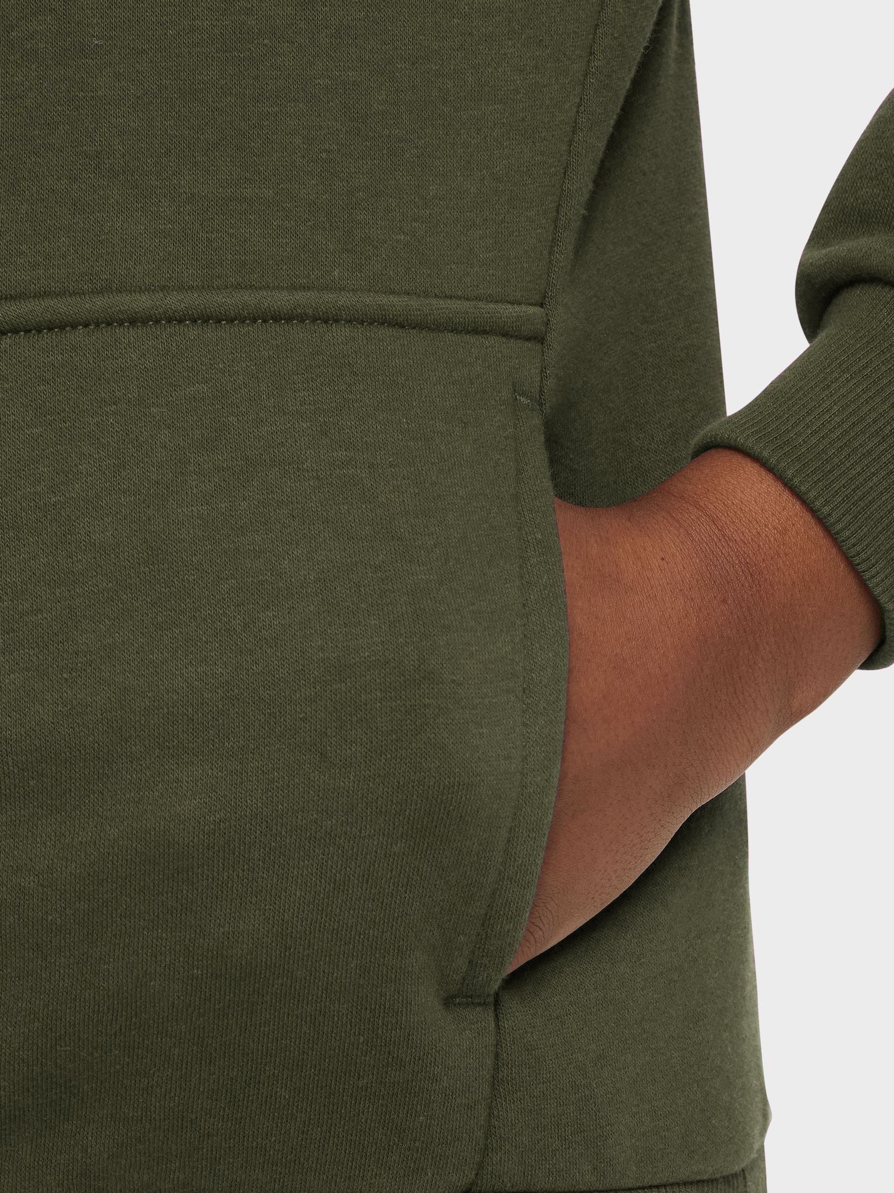 Buy Nike Khaki Green Club Fleece Overhead Hoodie from Next Luxembourg