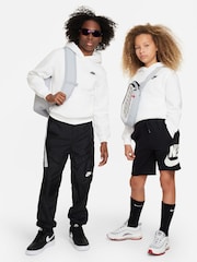 Белый - Худи из флиса Nike Club - Изображение 1 из 5