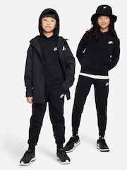 Nike Black Club Fleece Pullover Hoodie - Image 1 of 7