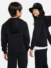 Nike Black Club Fleece Pullover Hoodie - Image 3 of 7