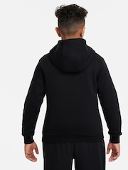 Nike Black Club Fleece Pullover Hoodie - Image 6 of 7