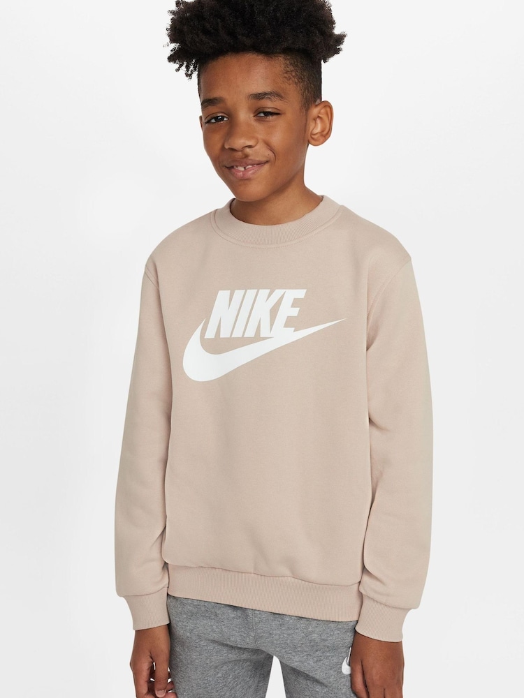 Nike Neutral Club Fleece Logo Sweatshirt - Image 1 of 3
