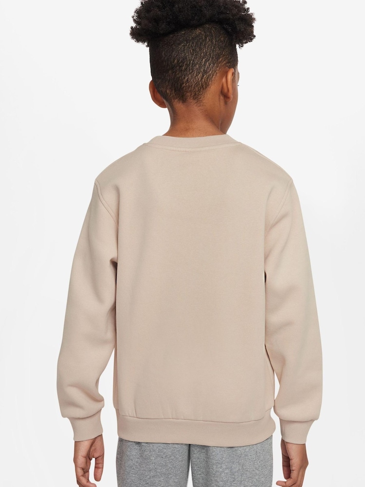 Nike Neutral Club Fleece Logo Sweatshirt - Image 2 of 3