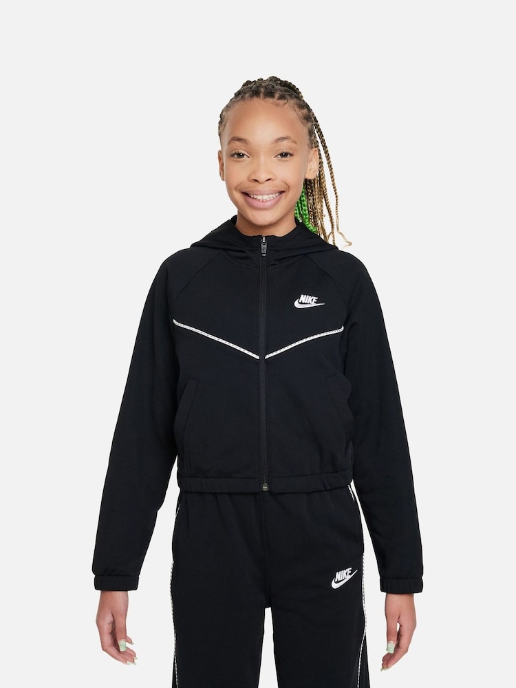 Noir - Survêtement large Nike zippé - Image 4 of 9