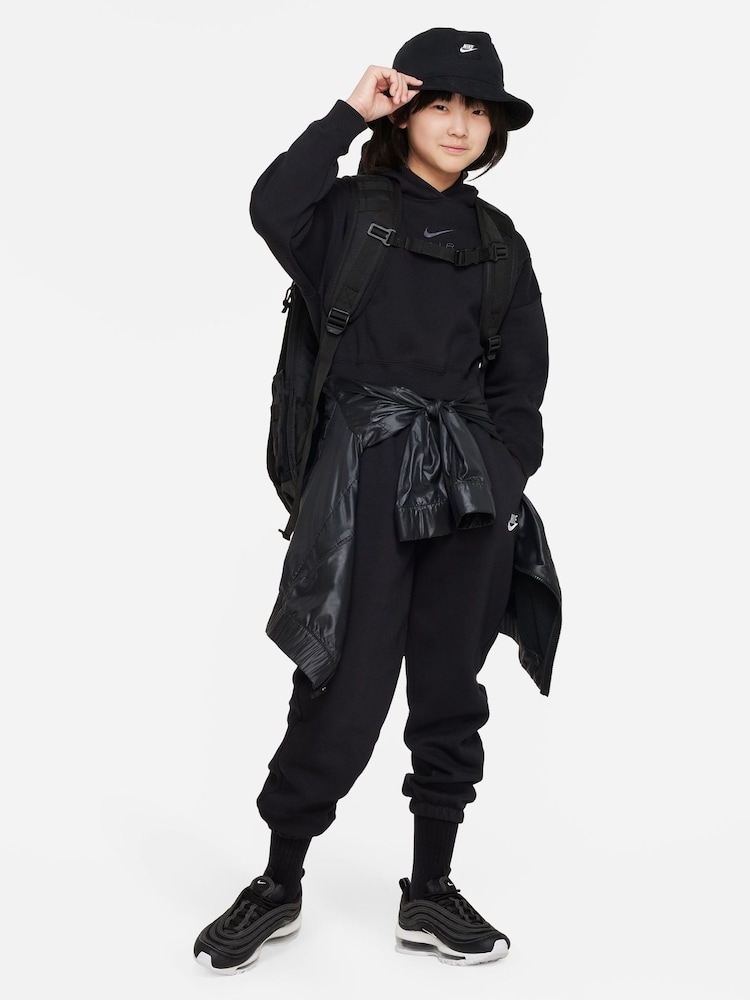 Zwart - Nike - Club fleece oversized joggingbroek - Image 3 of 6