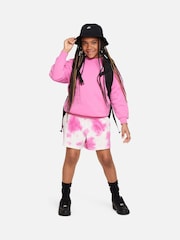 Nike Pink Oversized Club Fleece Sweatshirt - Image 5 of 5