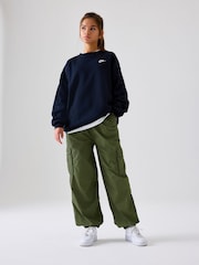Čierna - Flísová mikina Nike Oversized Club - Obrázok 3 z 6