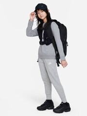 Nike Grey Club Fleece HighWaisted Fitted Joggers - Image 3 of 6