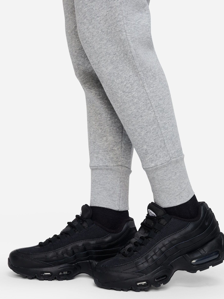Nike Grey Club Fleece HighWaisted Fitted Joggers - Image 6 of 6