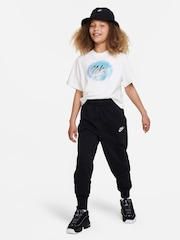 Nike Black Club Fleece HighWaisted Fitted Joggers - Image 3 of 6
