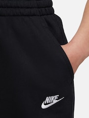 Nike Black Club Fleece HighWaisted Fitted Joggers - Image 4 of 6