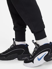 Nike Black Club Fleece HighWaisted Fitted Joggers - Image 6 of 6