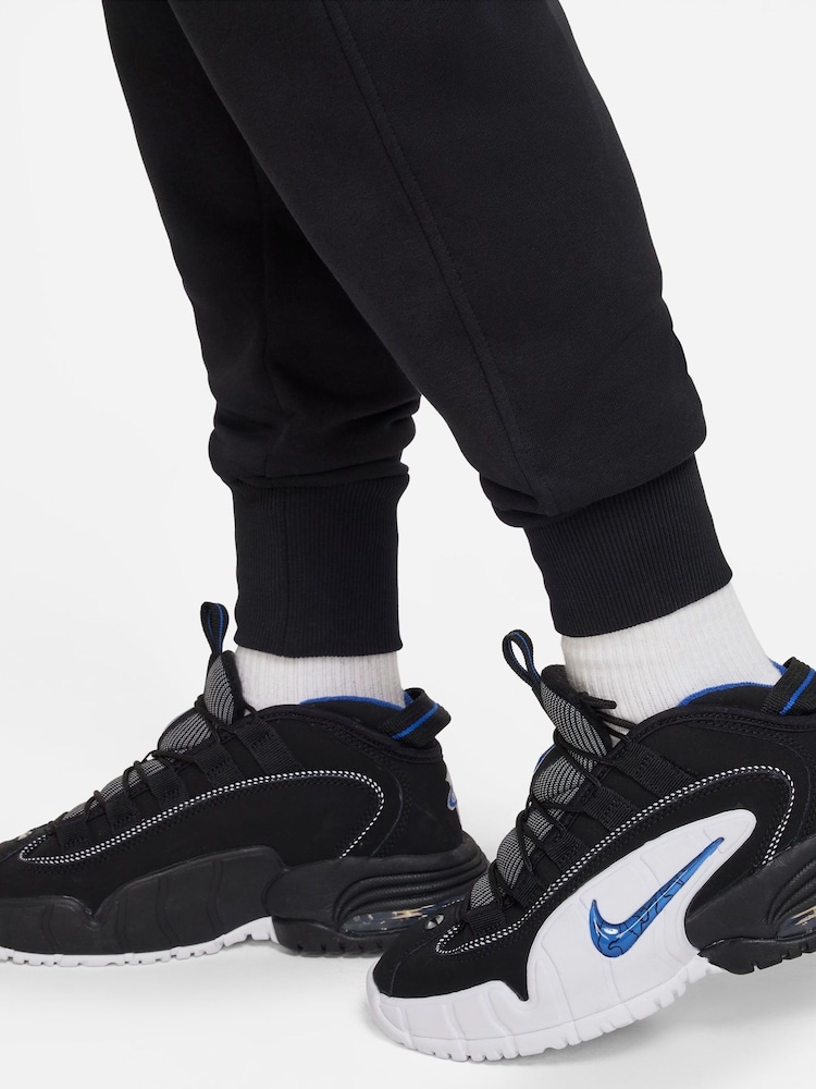 Nike Black Club Fleece HighWaisted Fitted Joggers - Image 6 of 6