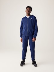 Nike Midnight Navy Club Fleece Tracksuit - Image 3 of 9