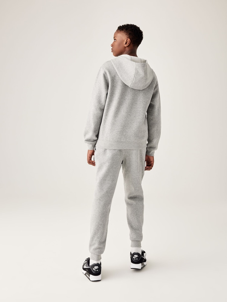 Nike Dark Grey Heather Club Fleece Tracksuit - Image 4 of 6