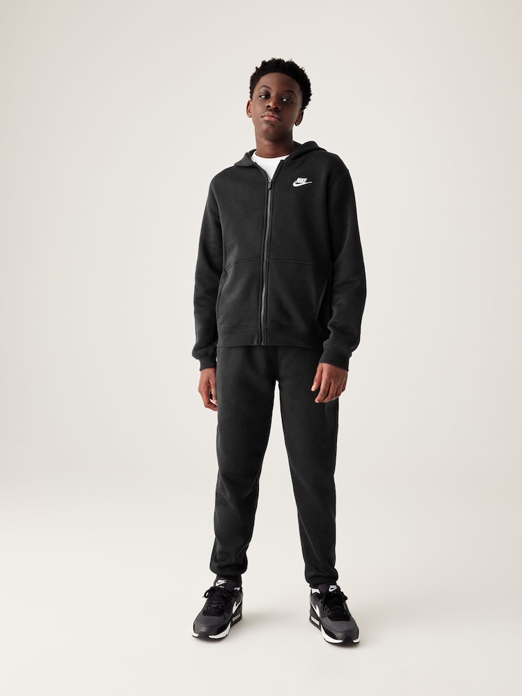 Nike Black Club Fleece Tracksuit - Image 1 of 16