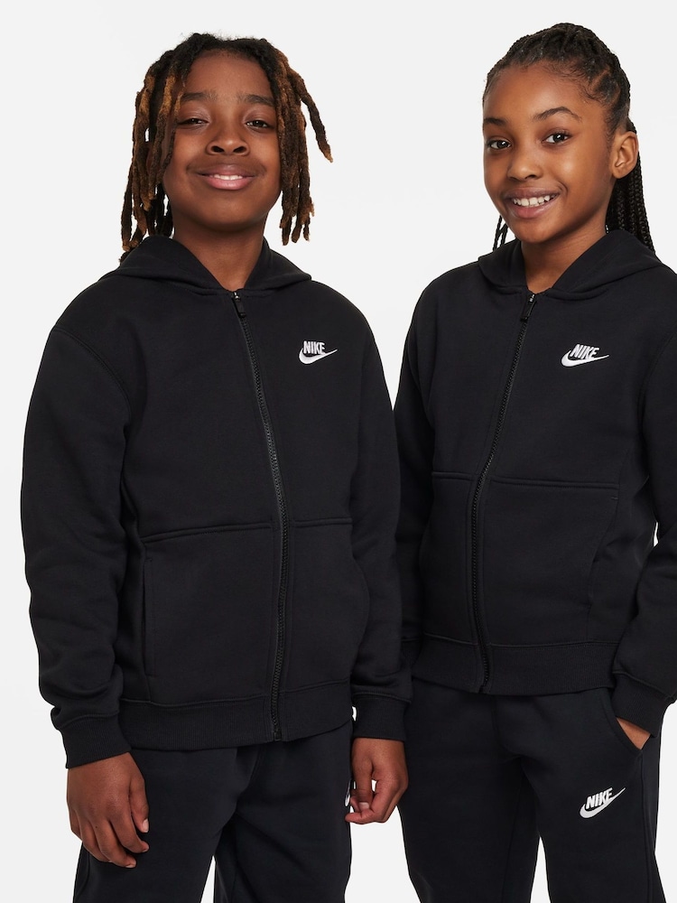 Nike Black Club Fleece Tracksuit - Image 6 of 16
