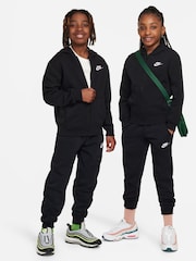 Nike Black Club Fleece Tracksuit - Image 8 of 16