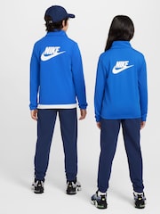 Živo modra - Nike trenirke z zadrgo - Slika 2 iz 9