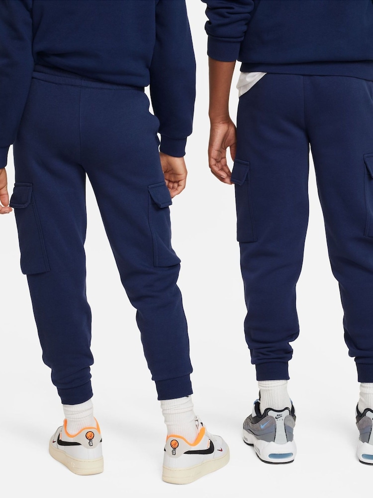 Azul marino medianoche - Pantalones de chándal de polar Club de Nike - Imagen 2 de 6 Azul marino medianoche - Pantalones de chándal de polar Club de Nike - Imagen 2 de 6