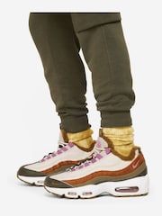 Khaki - Polarowe joggersy cargo Nike Club - Image 6 of 7