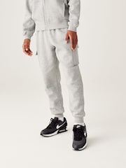 Ciemnoszary Heather - Polarowe joggersy cargo Nike Club - Image 1 of 8