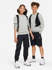 Nike Dark Grey Heather Club Fleece Sweatshirt - Image 3 of 4