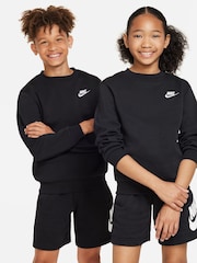Nike Black Club Fleece Sweatshirt - Image 1 of 4