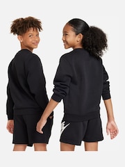 Nike Black Club Fleece Sweatshirt - Image 2 of 4