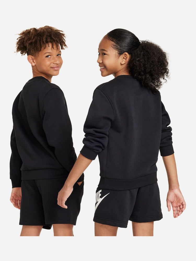 Nike Black Club Fleece Sweatshirt - Image 2 of 4