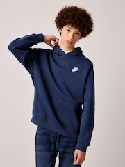 Nike Midnight Navy Club Fleece Pullover Hoodie - Image 1 of 5