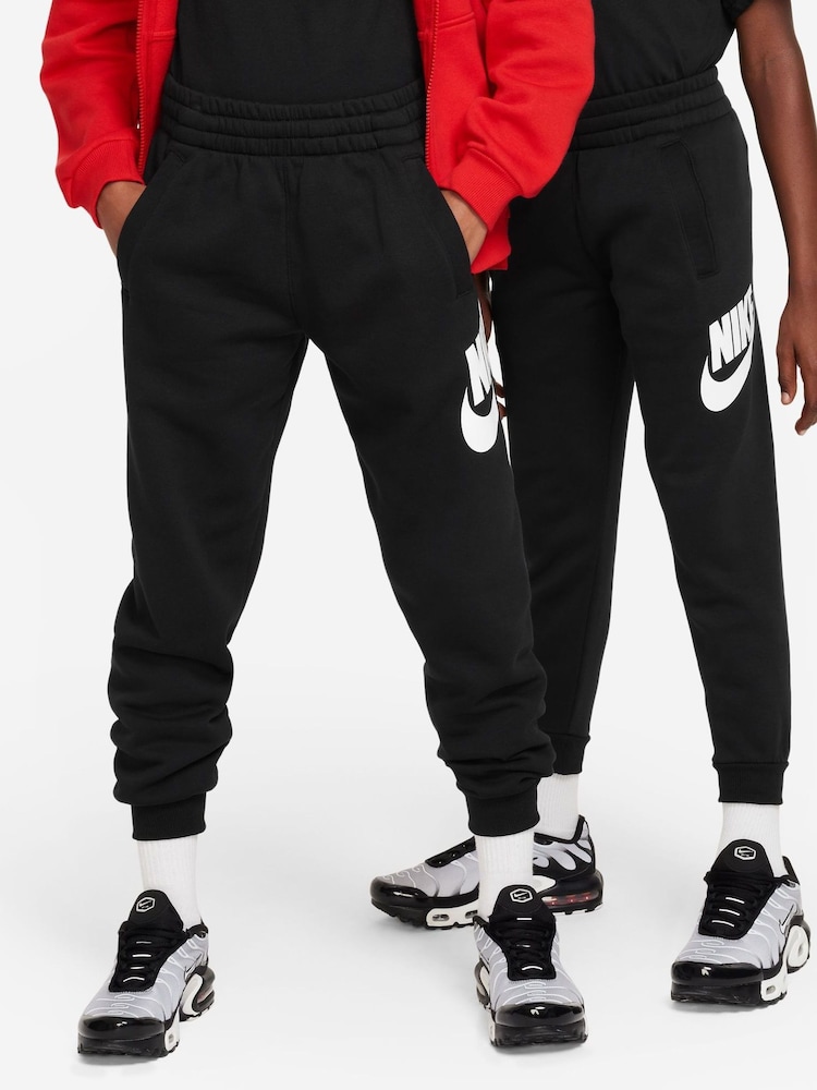 Czarny - Nike Club Fleece Logo Joggers - Image 1 of 6