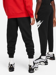 Czarny - Nike Club Fleece Logo Joggers - Image 2 of 6