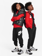 Czarny - Nike Club Fleece Logo Joggers - Image 3 of 6