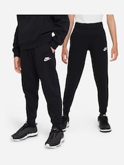 Черный - Флисовые спортивные брюки Nike Club - Image 4 of 9