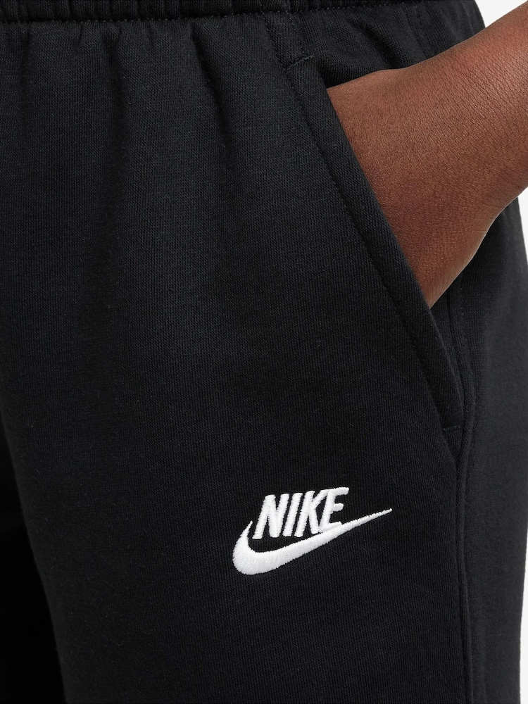 Nike Black Club Fleece Joggers - Image 8 of 8