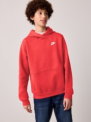 Nike University Red Club Fleece Pullover Hoodie - Image 1 of 4
