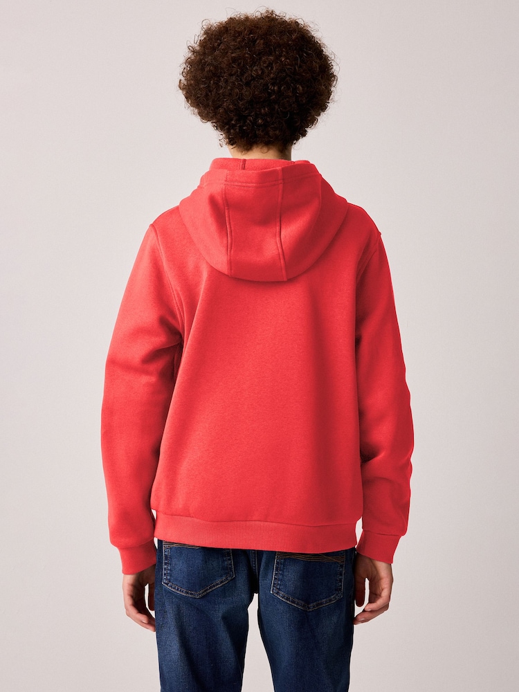 Nike University Red Club Fleece Pullover Hoodie - Image 2 of 4